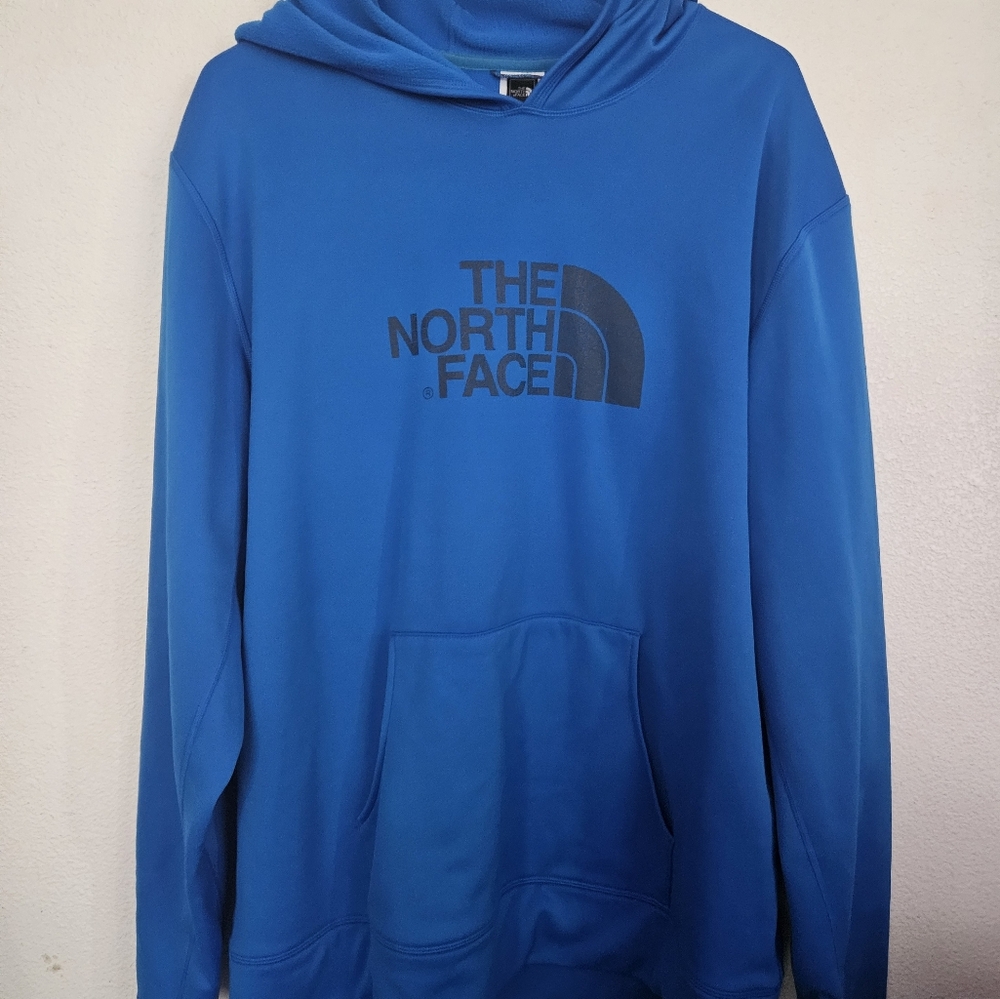 Northface Fleece Hoodie Blue Xl